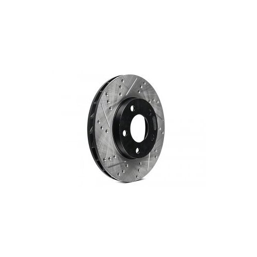 StopTech 127.40017-KIT Sport Drilled/Slotted Brake Rotor - Rear Kit (Civic 92/97/Prelude 88-91)