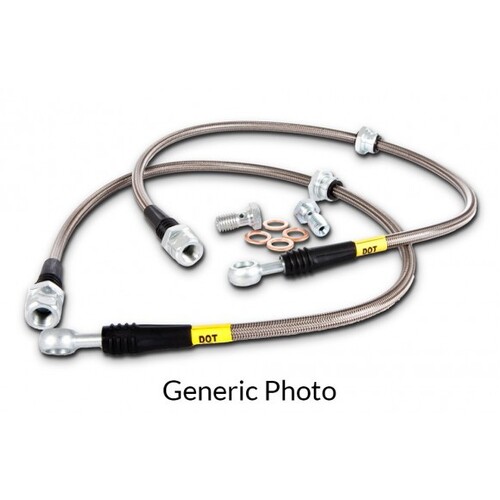 StopTech 950.47508 Stainless Steel Braided Brake Lines - Rear (BRZ/86 GTS)