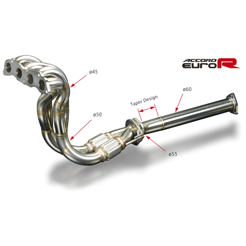 TODA RACING EXHAUST MANIFOLD HEADER K20A CL7 ACCORD EURO R