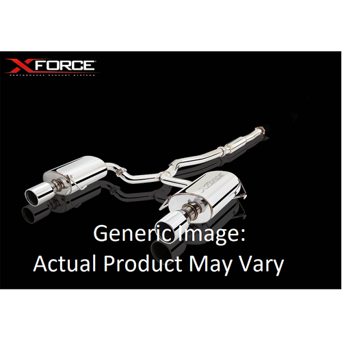 XForce Raw 409 Stainless Steel 3" Turbo-Back Exhaust System E4-SL10-TBS