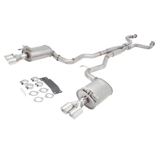 XForce Twin 3in Cat-Back Exhaust - Non-Polished Stainless (HSV Maloo 13-17)