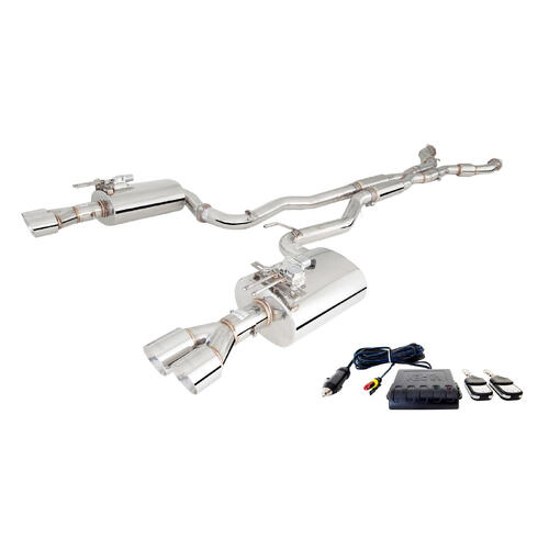 XForce Twin 3in Cat-Back Exhaust w/Varex Rear Mufflers (HSV Maloo 13-17)