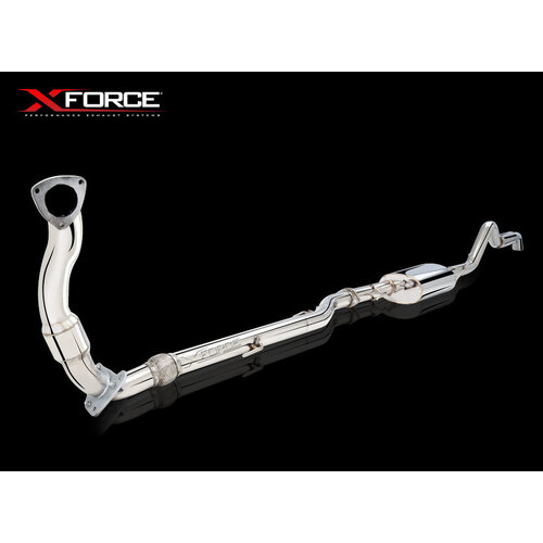 XForce 3in DPF-Back Exhaust - Mild Steel (Navara D40 07-15) EM-ND40A-PFB