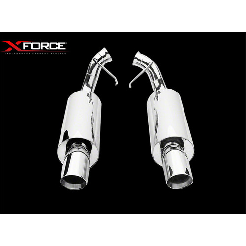 XForce Dual Rear Varex Mufflers (Mustang GT 05-10) ES-FM10VMK-ABS
