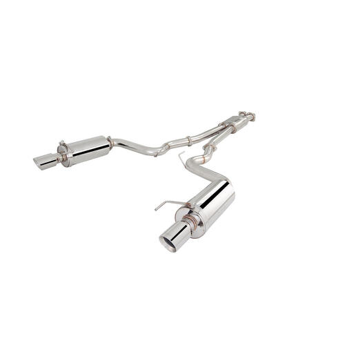 XForce Twin 3in Cat-Back Exhaust - Stainless