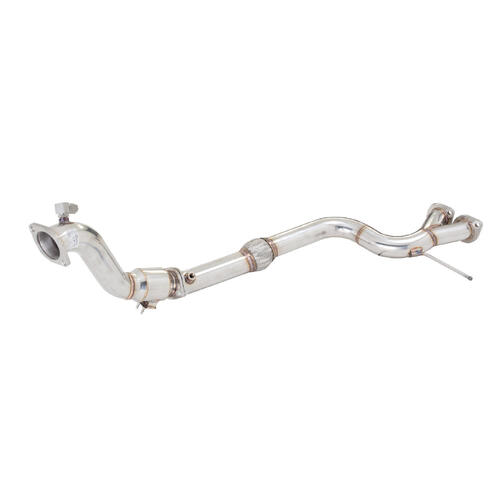 XForce Dump-Pipe and Cat Kit - Polished Stainless (Mustang EcoBoost 2015+)
