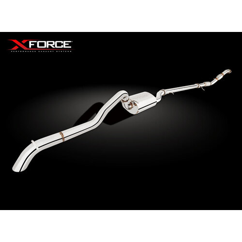 XForce 3in Turbo-Back Exhaust w/Cat - Stainless Steel (Ranger PX/BT-50 11-15)