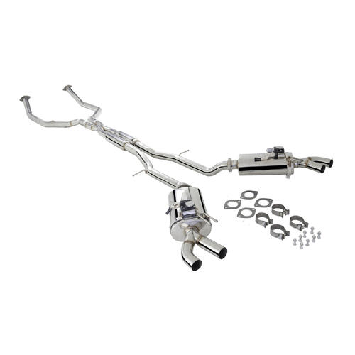 XForce Twin 2.5in Cat-Back Exhaust w/Varex Rear Mufflers for (Kia Stinger 2017+)