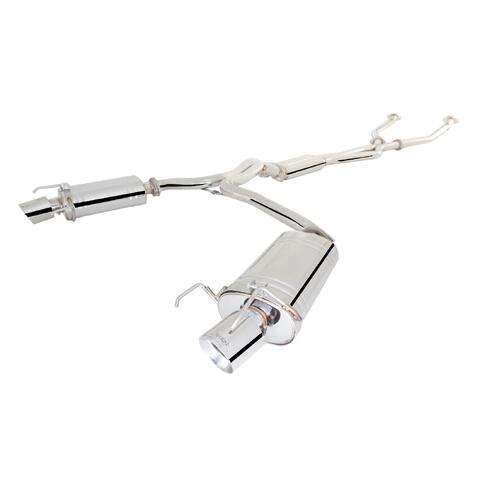 XForce Twin 2.5in Cat-Back Exhaust - Stainless Steel (Lexus IS350 09-13)