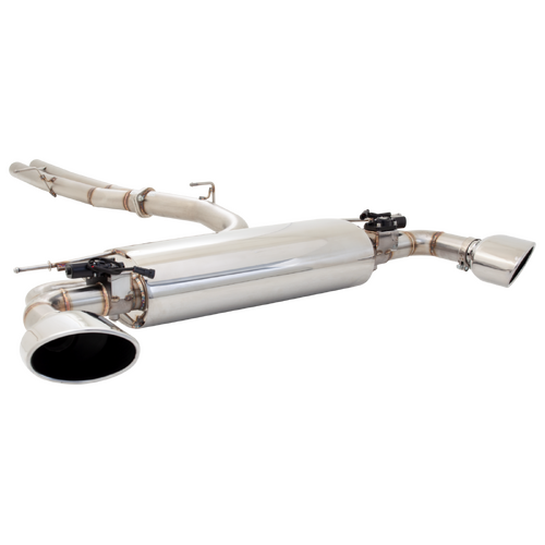XForce Twin 2.5" to 3" 304 Stainless Steel Cat Back Exhaust System With VAREX