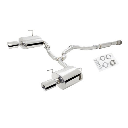 XForce 3in Cat-Back Exhaust - Stainless Steel for (WRX Sedan 09-11/Forester SH)