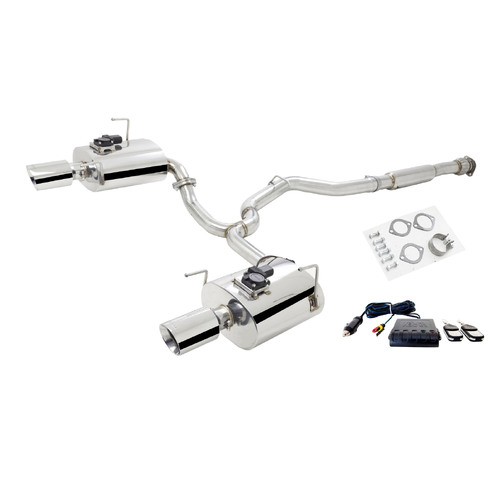 XForce 3in Cat-Back Exhaust w/Varex Mufflers - Stainless (WRX 09-10/Forester SH)