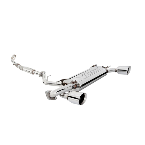 XForce 3in Header-Back Exhaust w/3in Metallic Cat - Stainless Steel (BRZ/86)