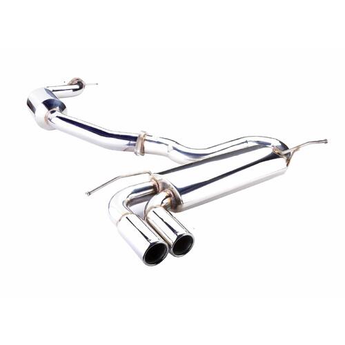 XForce 3in Turbo-Back Exhaust w/Twin 3in Tips - Stainless Steel ES-VW02-TBS