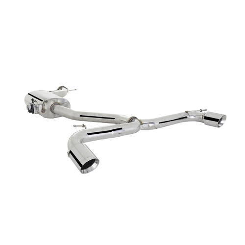 XForce 3in Cat-Back Exhaust w/Varex Centre Muffler for (Golf GTI Mk6/Scirocco R)