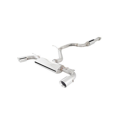 XForce 3in Cat-Back Exhaust - Stainless Steel for (Golf GTi 13-19)