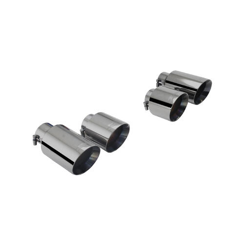 XForce 4in Tips to suit XForce Cat-Back Exhaust w/4in Outlet ES-VW09-BLACKTIPS
