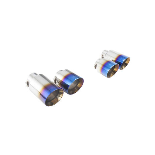 XForce 4in Tips to suit XForce Cat-Back Exhaust w/4in Outlet - Titanium
