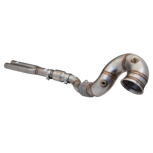 XForce Dump Pipe and Cat Kit, Stainless (Audi RS3 17-20) ESRS317KITB