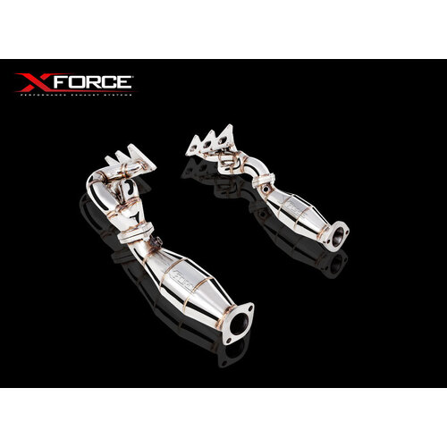 XForce Header and Cat Kit - 1-5/8in Primary for (Calais/SV6 VE-VF)