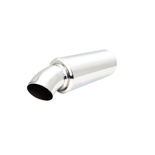 XForce Universal 7in Cannon Muffler - 3in Inlet/Dump-Pipe Style Tip